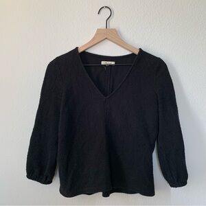Madewell 100% Cotton V Neck 3/4 Longsleeve